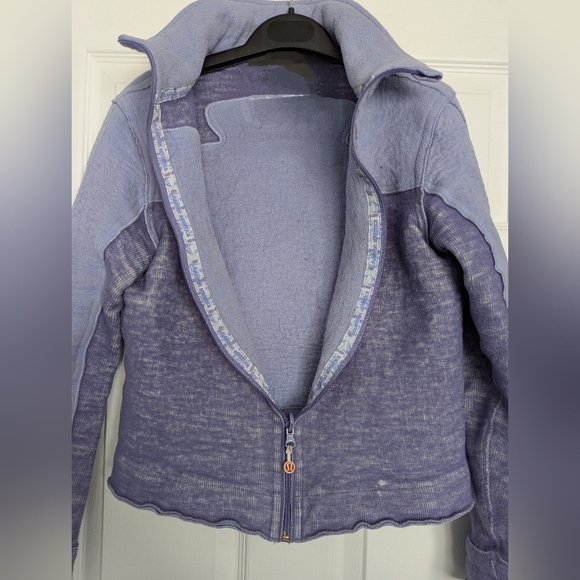 Lululemon Athletica Wool Zip-Front Sweatshirt/Jacket - Picture 3 of 15